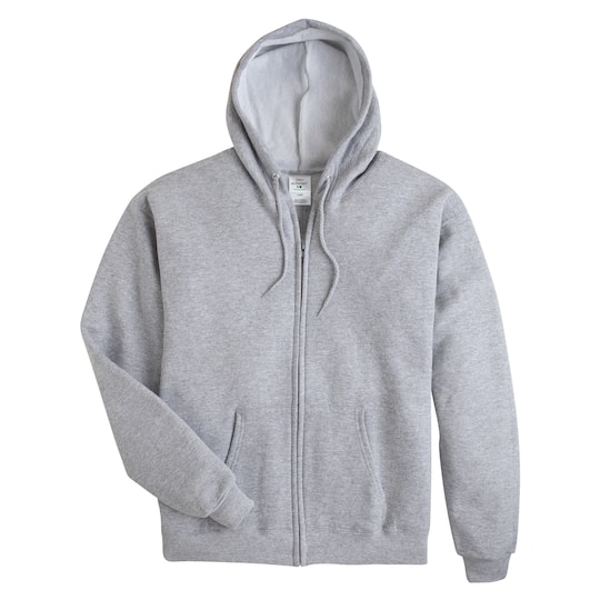 Hanes EcoSmart Fleece Full-Zip Men's Hoodie in Light Steel | 2XL | Michaels®